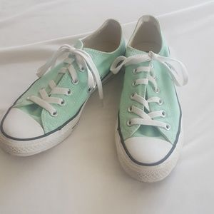 Mint green Converse All Star sneakers